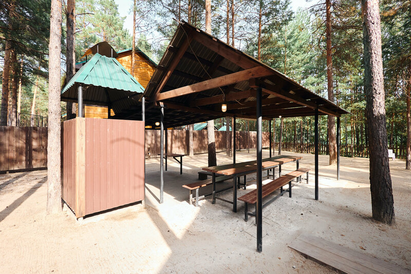 Экопарк Боровое — Коттедж с видом на озеро и баней №6, фотография 2